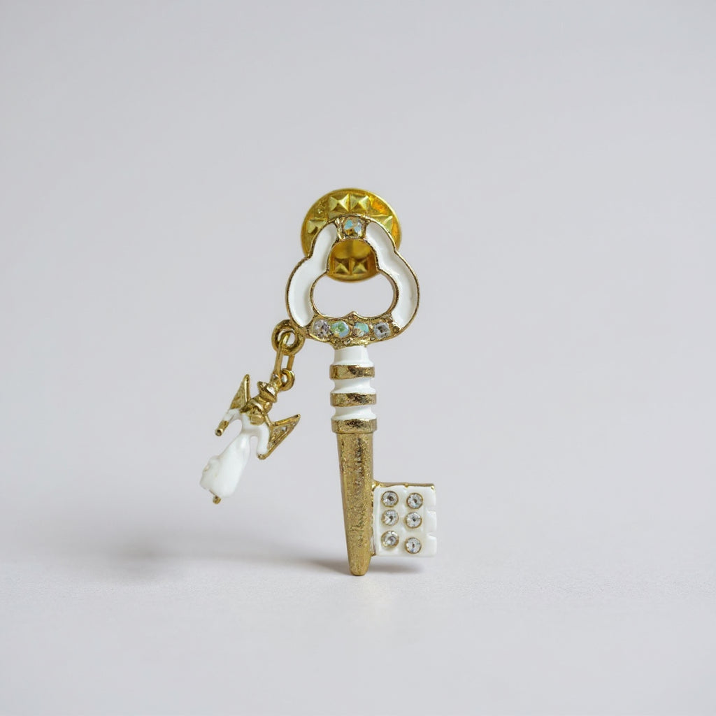 Arcangel Gabriel Prendedor 1.5x1.5x4.2 Blanco by HEREJE