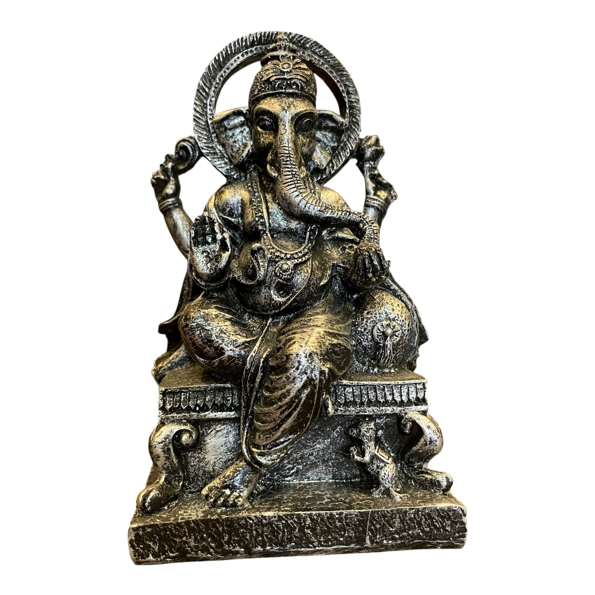 Ganesh Prosperidad Azul/negro 16 Cm by ARTICULOS ESOTERICOS LETY