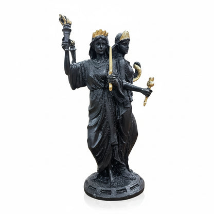 Estatua Hecate Triple Diosa Resina 21cm by HEREJE
