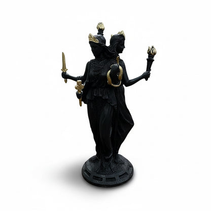 Estatua Hecate Triple Diosa Resina 21cm by HEREJE