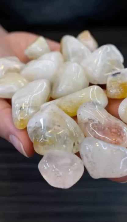 Piedras Semipreciosas Naturales Hereje Peso Variado 100 Gr. Citríno