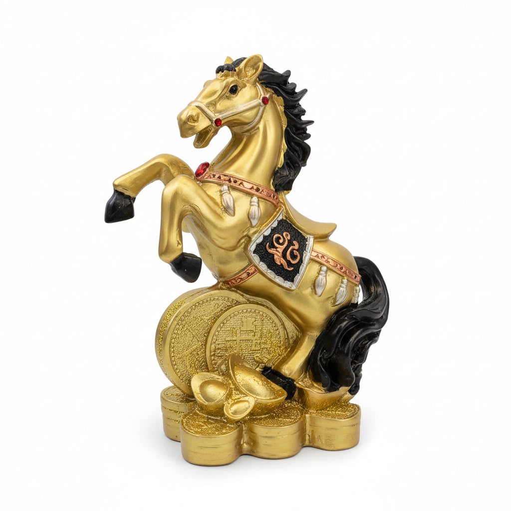 Caballo Año Chino Estatua De Resina 18x13x8.5 Cm by HEREJE