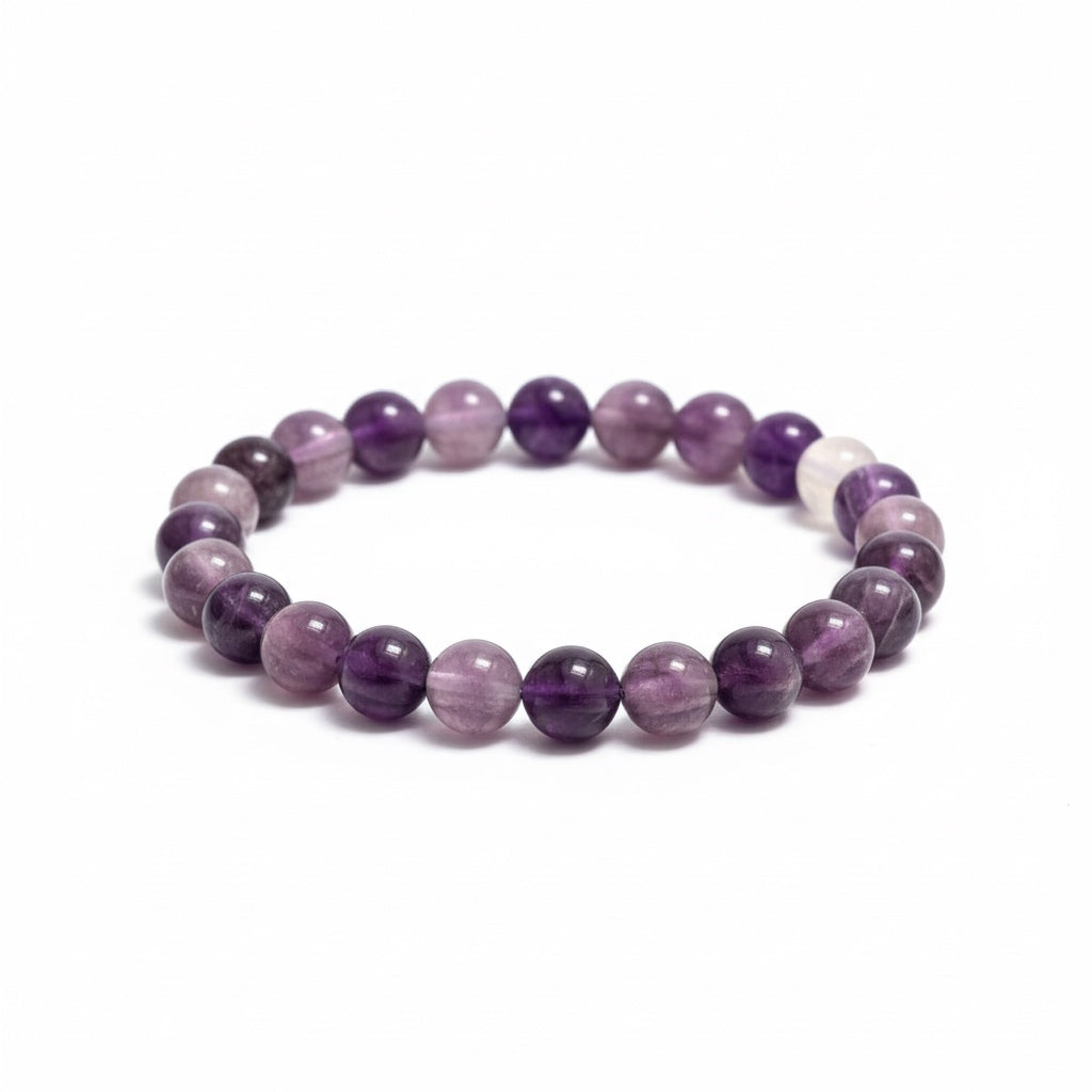 Pulsera Quartz Mediana De Cuarzo Pulido 8mm by HEREJE