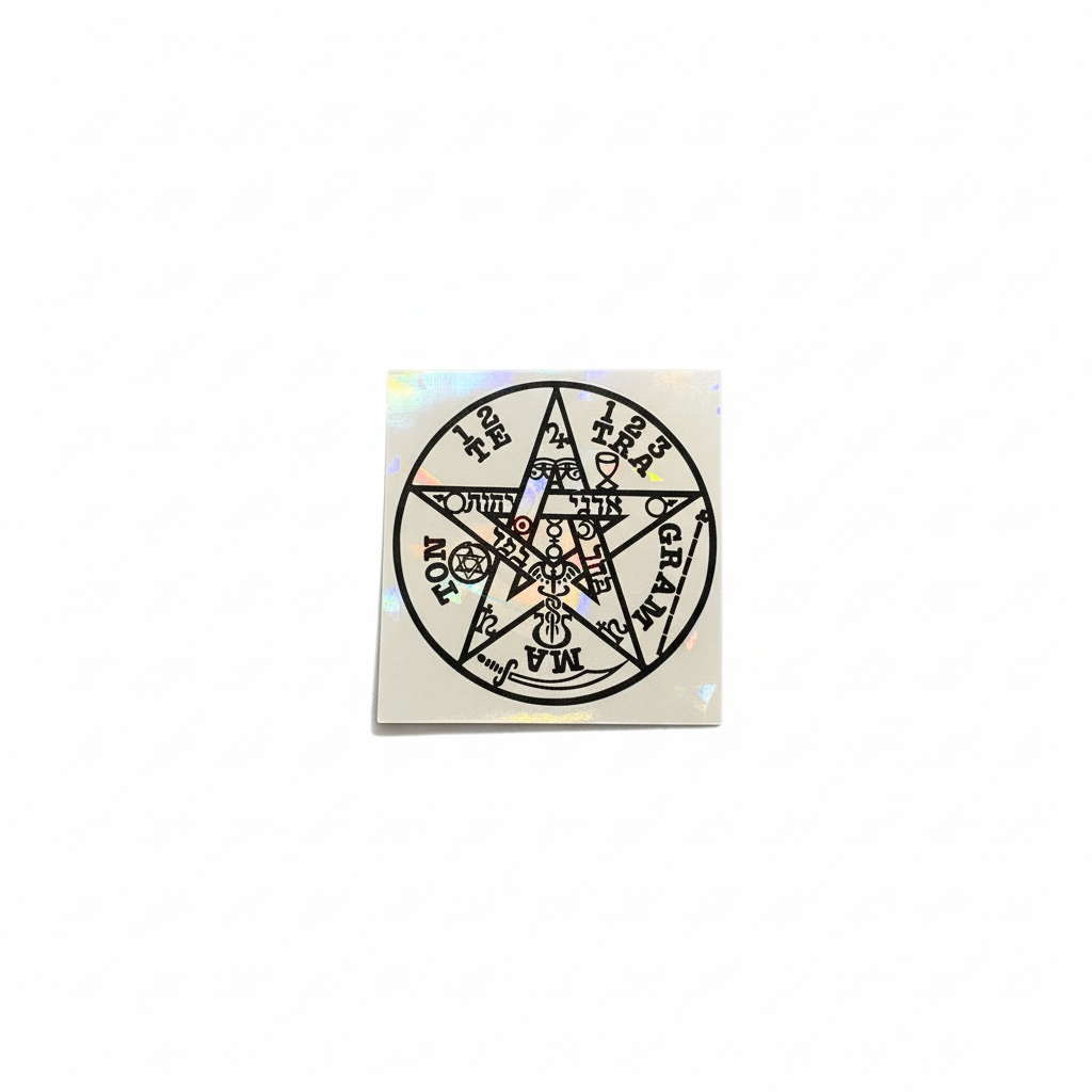 Tetragramaton Calcomanía Estampa Stickers 9cm by ARTICULOS ESOTERICOS LETY
