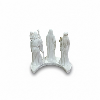 Escultura Triple Diosa 11cm Resina Artículos Esotéricos Lety by HEREJE
