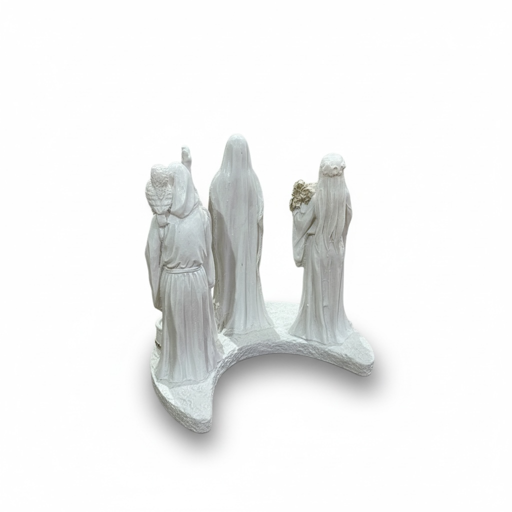 Escultura Triple Diosa 11cm Resina Artículos Esotéricos Lety by HEREJE